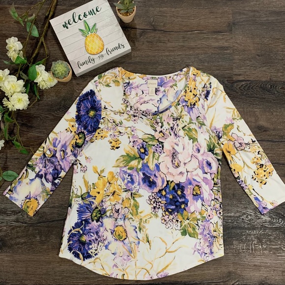Chico's Tops - Floral Print Blouse | Chico’s